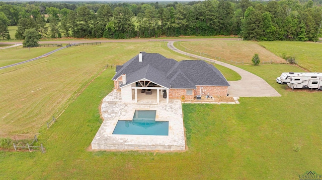 20064 Fm 1716 E, Tatum, TX 75691 - birds eye view of property with a rural view
