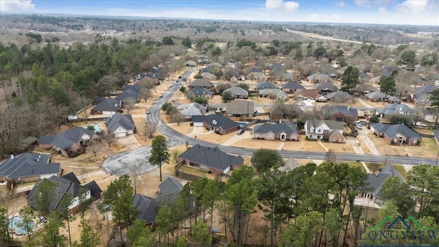 1900 Frostwood Dr, Tyler, TX 75703 - aerial view featuring a residential view
