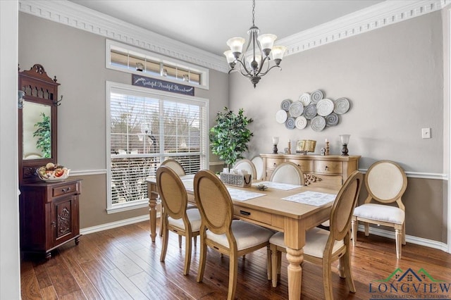 1900 Frostwood Dr, Tyler, TX 75703 - dining space featuring a chandelier, baseboards, and plenty of natural light