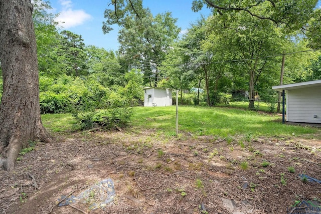 251 Crockett St, Lone Star, TX 75668 - view of yard featuring a shed