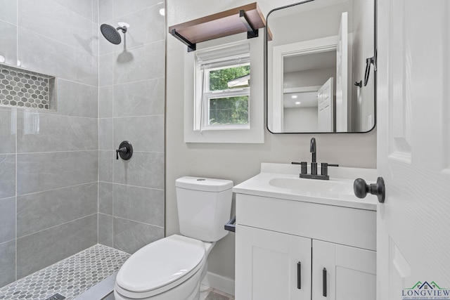 251 Crockett St, Lone Star, TX 75668 - full bath with vanity and a tile shower
