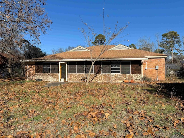 view of back of property