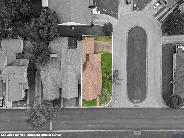 1001 Towne Lake Dr, Longview, TX 75601 - view of property location featuring property parcel outlined