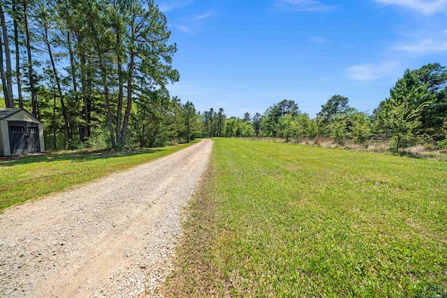 13391 County Road 4336, Larue, TX 75770 - view of dirt / gravel road featuring a view of trees
