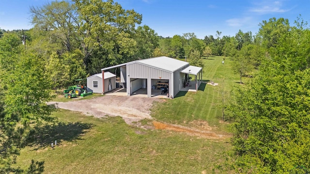 13391 County Road 4336, Larue, TX 75770 - aerial view of property and surrounding area featuring a forest