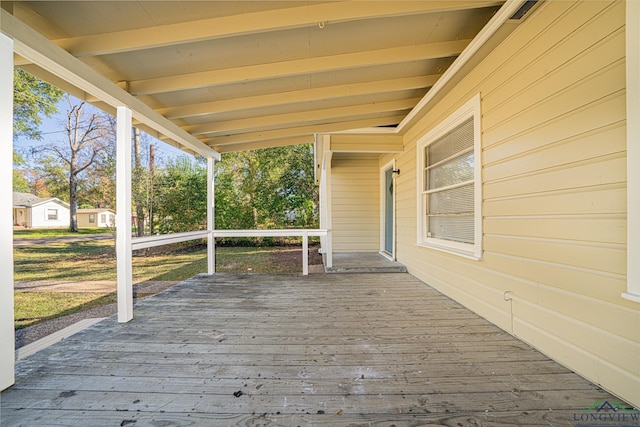 view of deck