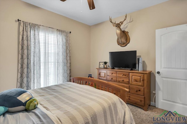 204 Nolan Farms, Winona, TX 75792 - carpeted bedroom with ceiling fan