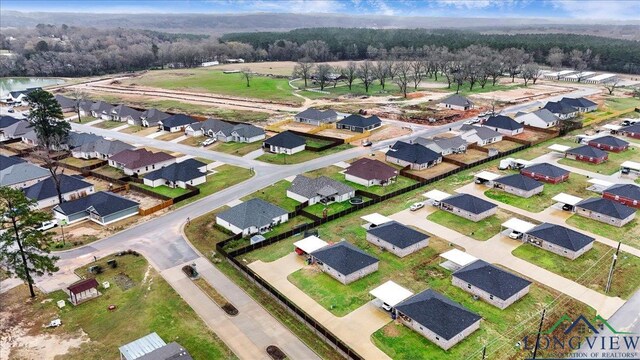 204 Nolan Farms, Winona, TX 75792 - bird's eye view featuring a water view