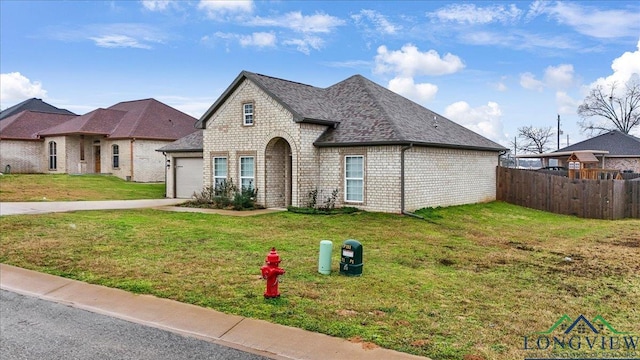 204 Nolan Farms, Winona, TX 75792 - french country inspired facade with a front yard and a garage