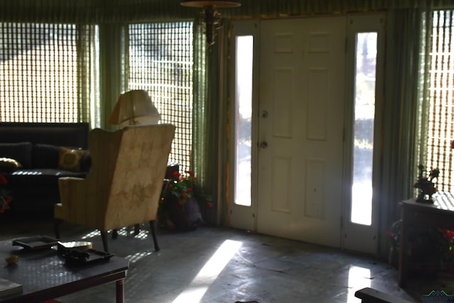 view of entrance foyer