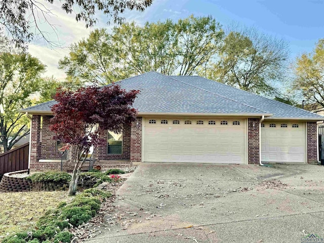 ranch-style house with a garage