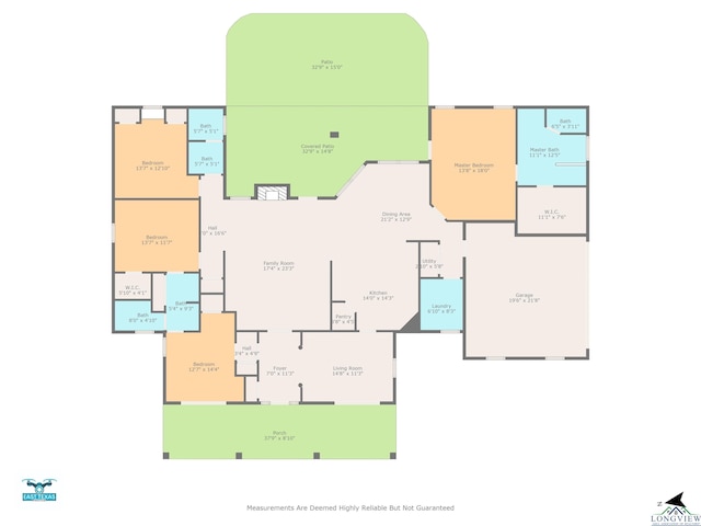 215 Sugar Creek Ln, Longview, TX 75605 - property floor plan