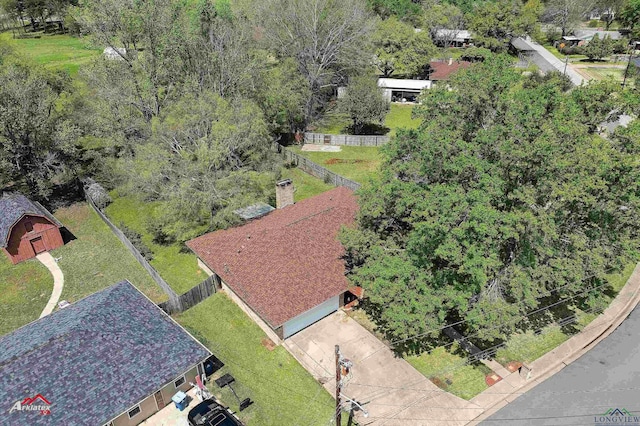 drone / aerial view