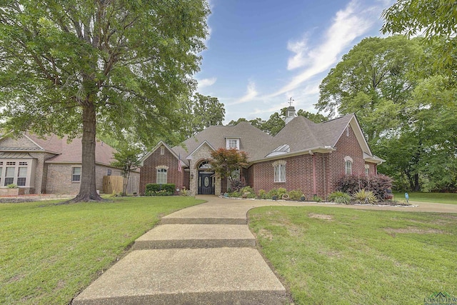 36 Briarwood Cir, Texarkana, TX 75503 - traditional-style house with brick siding and a front yard