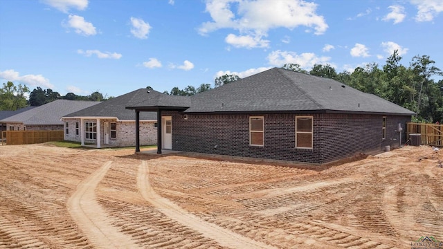 view of rear view of house