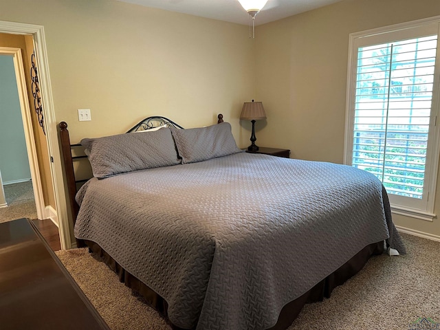 23196 Jeb Cir, Frankston, TX 75763 - bedroom with multiple windows, carpet flooring, and baseboards