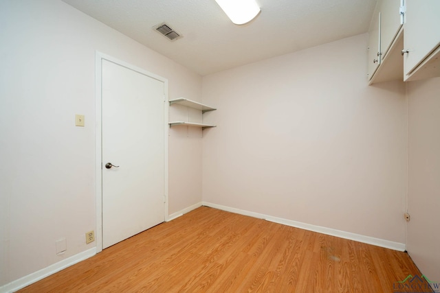 interior space featuring light wood-type flooring