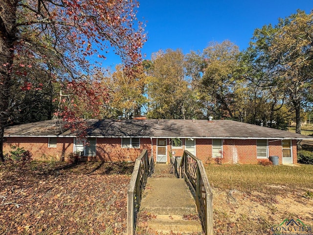 view of ranch-style house