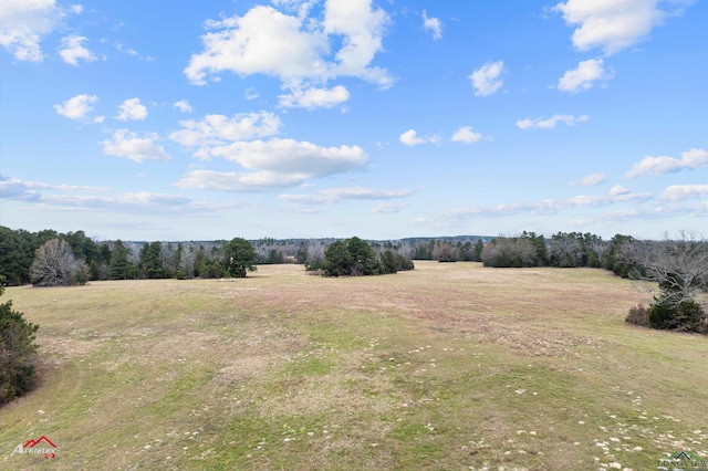 view of landscape with a rural view