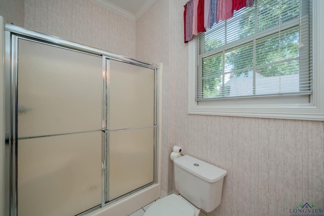 7 Summer Creek Way, Longview, TX 75604 - full bath with crown molding and a shower with shower door