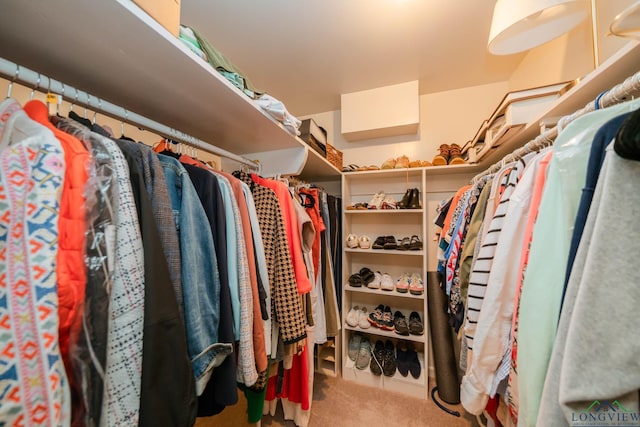 604 Woodcrest Ln, Longview, TX 75601 - walk in closet featuring carpet flooring