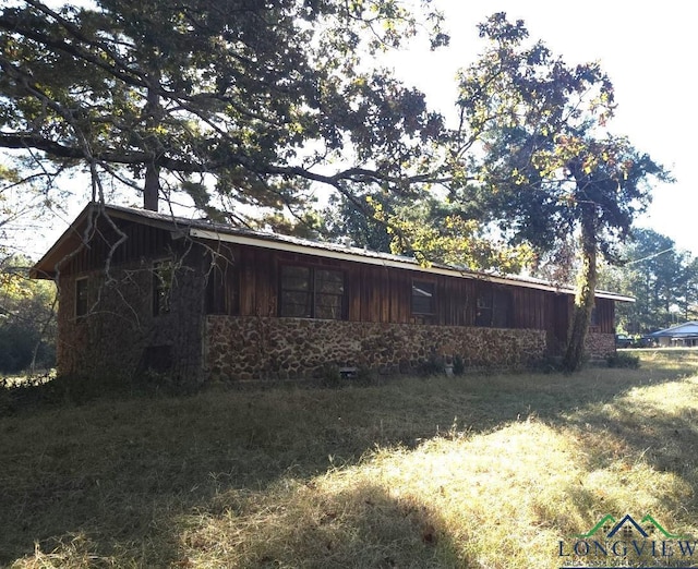 view of rear view of property