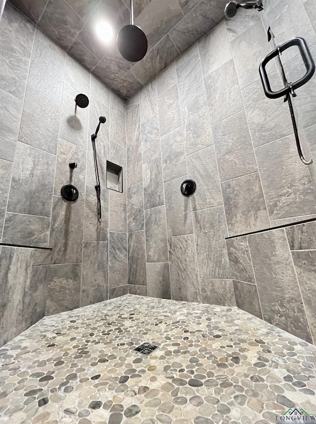 bathroom with an enclosed shower