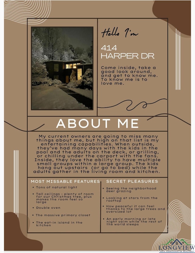 414 Harper Dr, Marshall, TX 75672 - a document