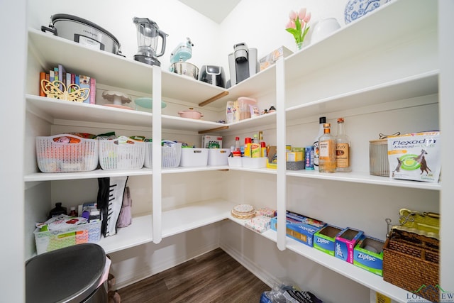 view of pantry