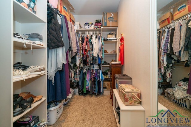 240 Cedar Ridge Rd, Longview, TX 75602 - spacious closet featuring carpet floors