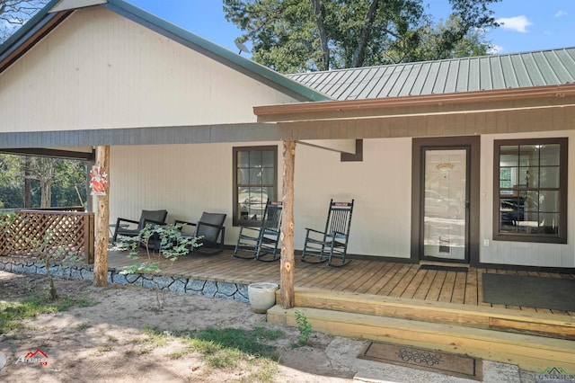 view of rear view of property