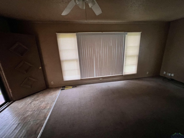 242 E Main St, Van, TX 75790 - empty room featuring a ceiling fan and crown molding
