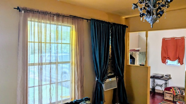 105 Bernard Blvd, Naples, TX 75568 - bedroom with a chandelier