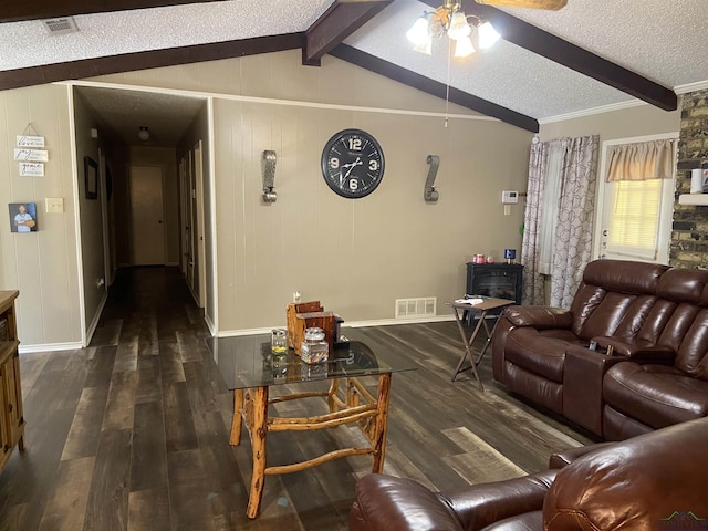 509 Pinewood Dr, Marshall, TX 75672 - living area with wood finished floors, a ceiling fan, baseboards, and a textured ceiling