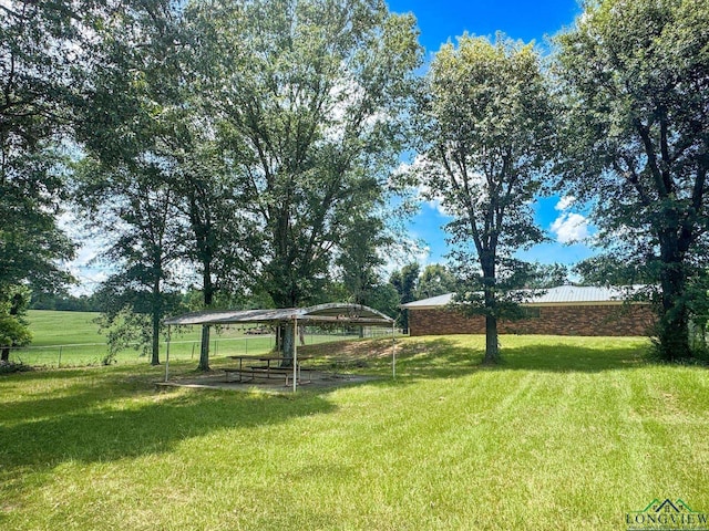 1226 County Road 1896, Linden, TX 75563 - view of yard featuring a gazebo