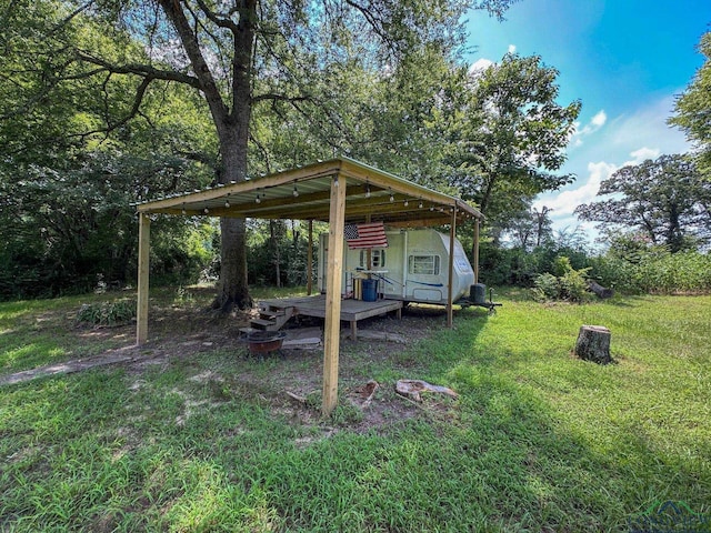 1226 County Road 1896, Linden, TX 75563 - view of green lawn