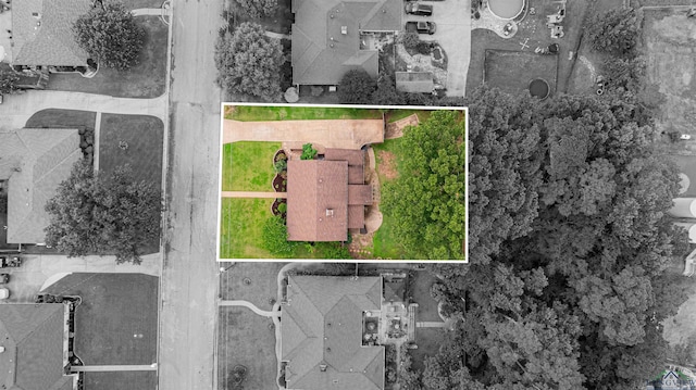 1822 Northwood Ct, Longview, TX 75604 - aerial overview of property's location with property boundaries highlighted