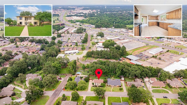 1822 Northwood Ct, Longview, TX 75604 - aerial view of residential area