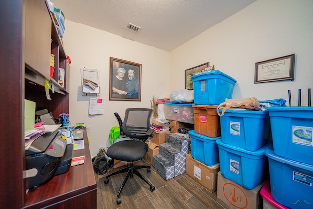 storage room featuring visible vents