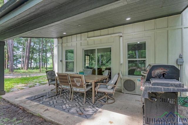 299 Southshore Dr, Lone Star, TX 75668 - view of patio / terrace featuring outdoor dining space