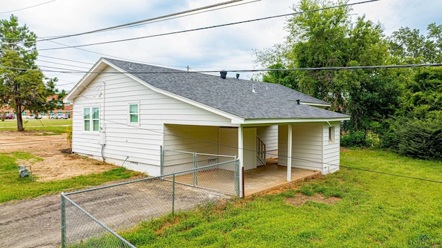 view of side of home