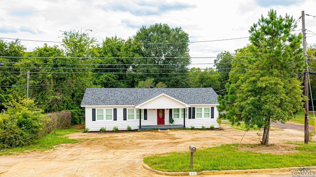 view of front of home