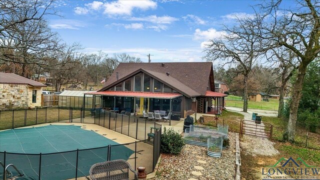 view of yard featuring a gazebo