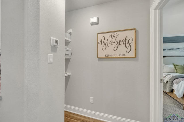 17182 Ironwood Dr, Flint, TX 75762 - hall with wood finished floors and baseboards