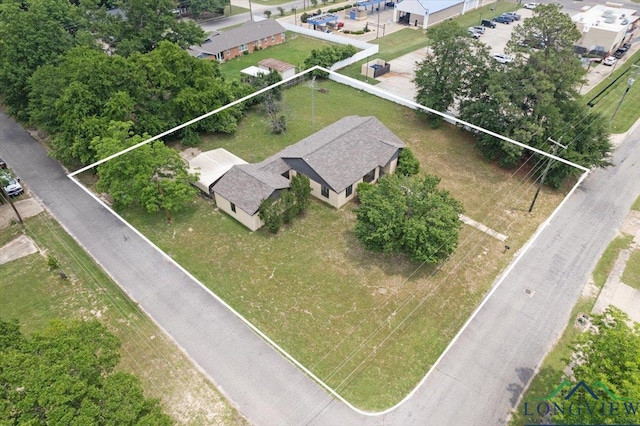 104 Mackinnon St, Mount Pleasant, TX 75455 - aerial view of property's location featuring property boundaries highlighted