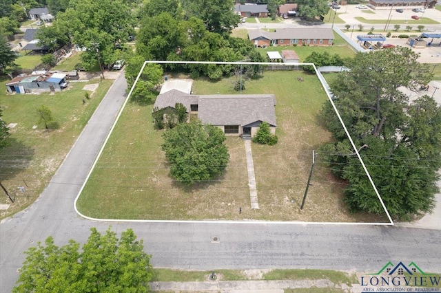 104 Mackinnon St, Mount Pleasant, TX 75455 - aerial view of residential area with property boundaries highlighted