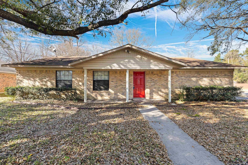 view of ranch-style home