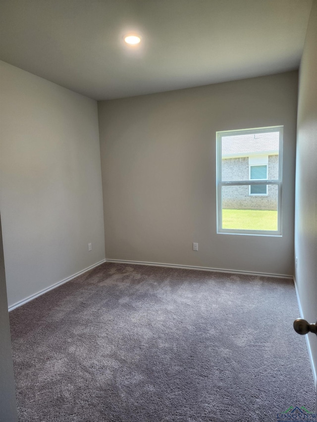 empty room featuring carpet