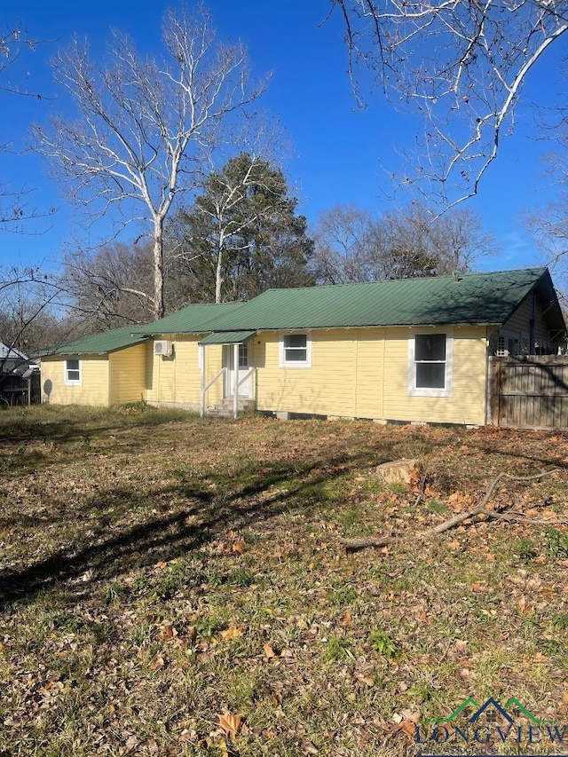 view of side of property