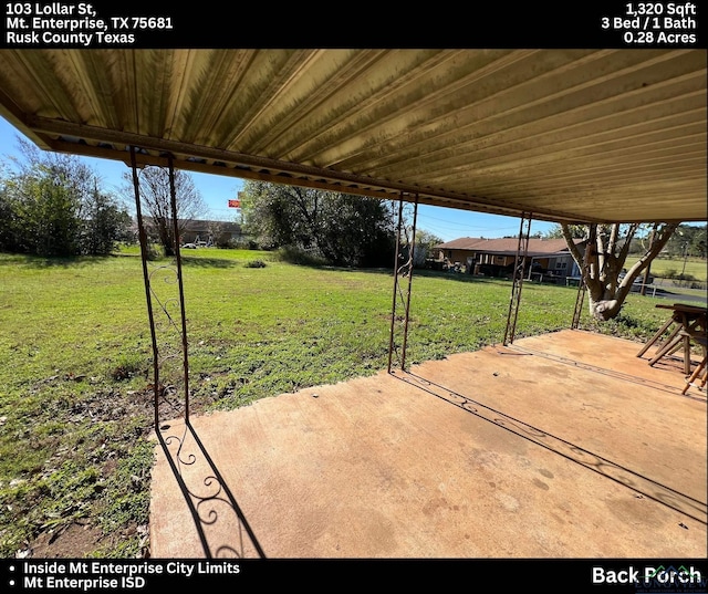 view of patio / terrace